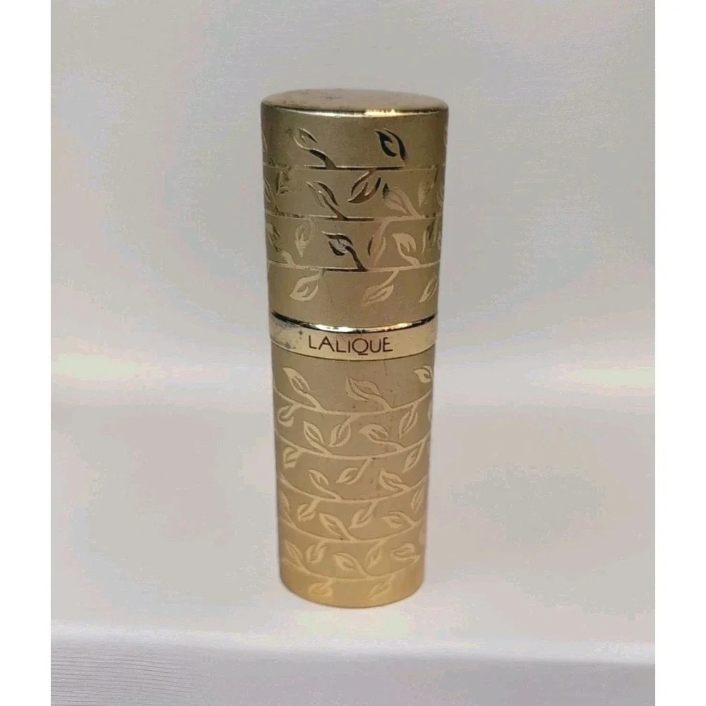Rare Vintage 1992 Lalique Paris Goldtone Travel‎ Purse Spray 10ml – Vintage